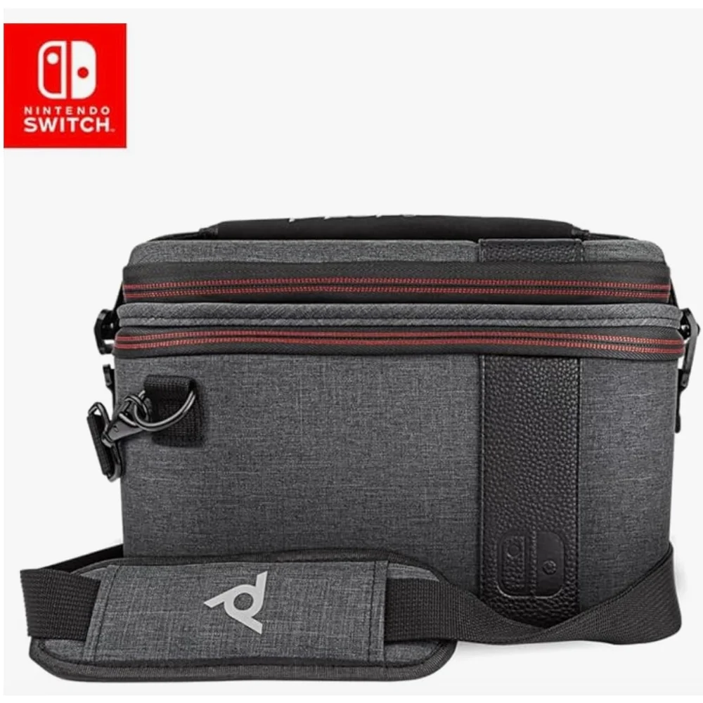 New Nintendo Switch PDP Overnight Case Gray Travel Bag